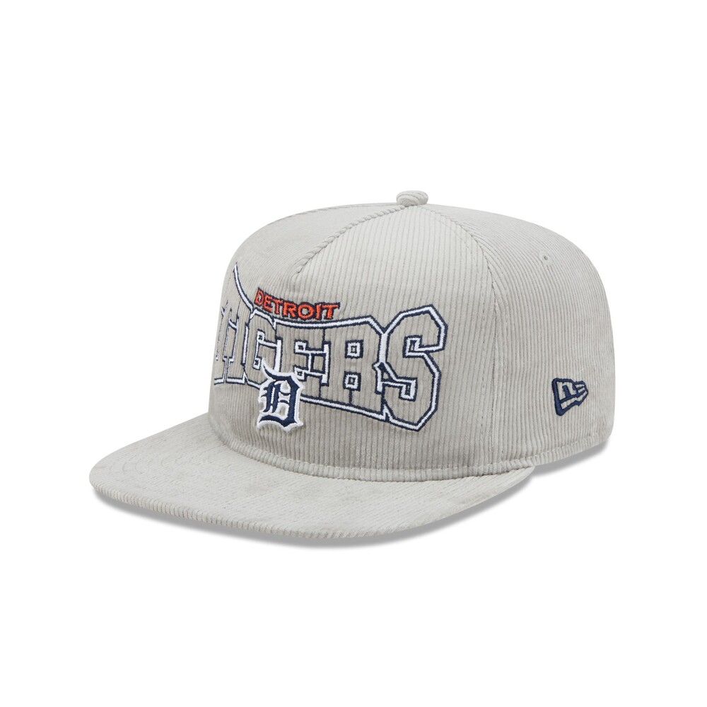 New Era Detroit Tigers Gray Cord Golfer Hat - One Size